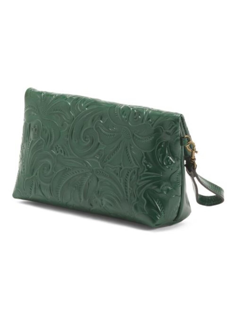 PATRICIA NASH Leather Valerie Foldover Wristlet Pouch - Picture 3 of 4